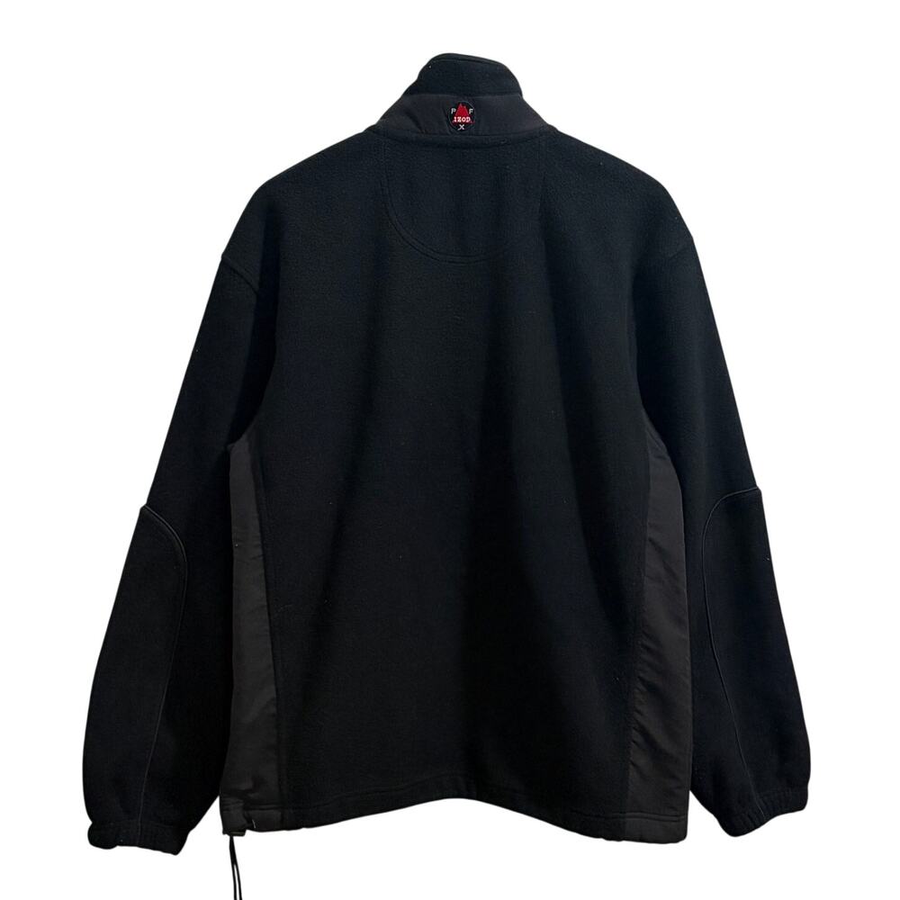 Izod Maxx Jacket Mens Medium Black PerformX Air FX Full Zip Fleece Lined Outdoor - Picture 2 of 16